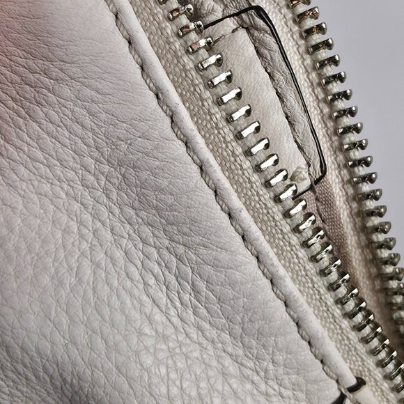 Michael, Michael Kors Megan Large Leather Tasseled Hobo Shoulder Bag - Picture 10 of 12